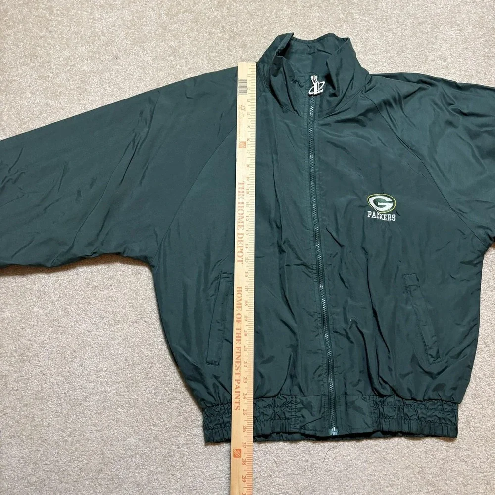 Vtg Green Bay Packers Jacket Medium NFL Football Logo Athletic‎ 90s Windbreaker